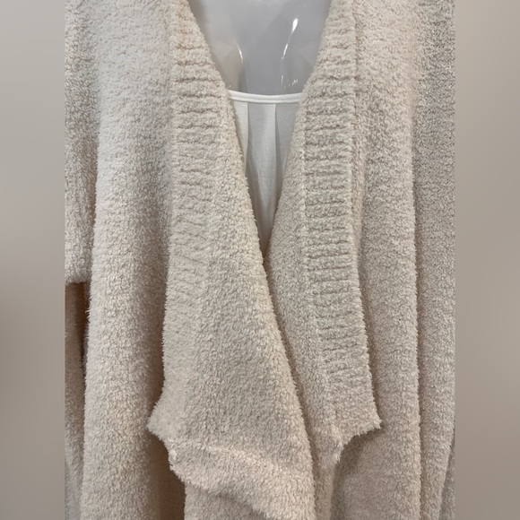 UGG W Phoebe Wrap Cardigan XL Ivory with side pockets - Picture 3 of 5